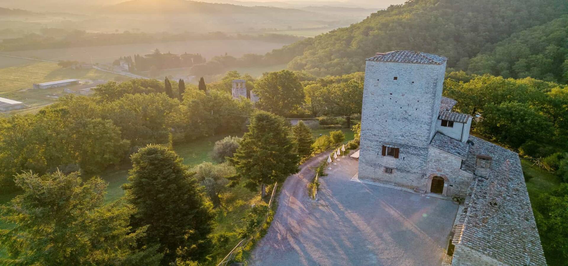 The Tower Palace at sunrise