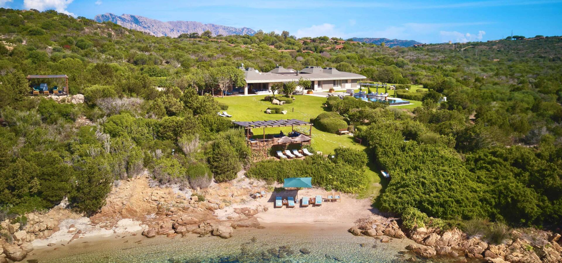 foto villa veduta aerea